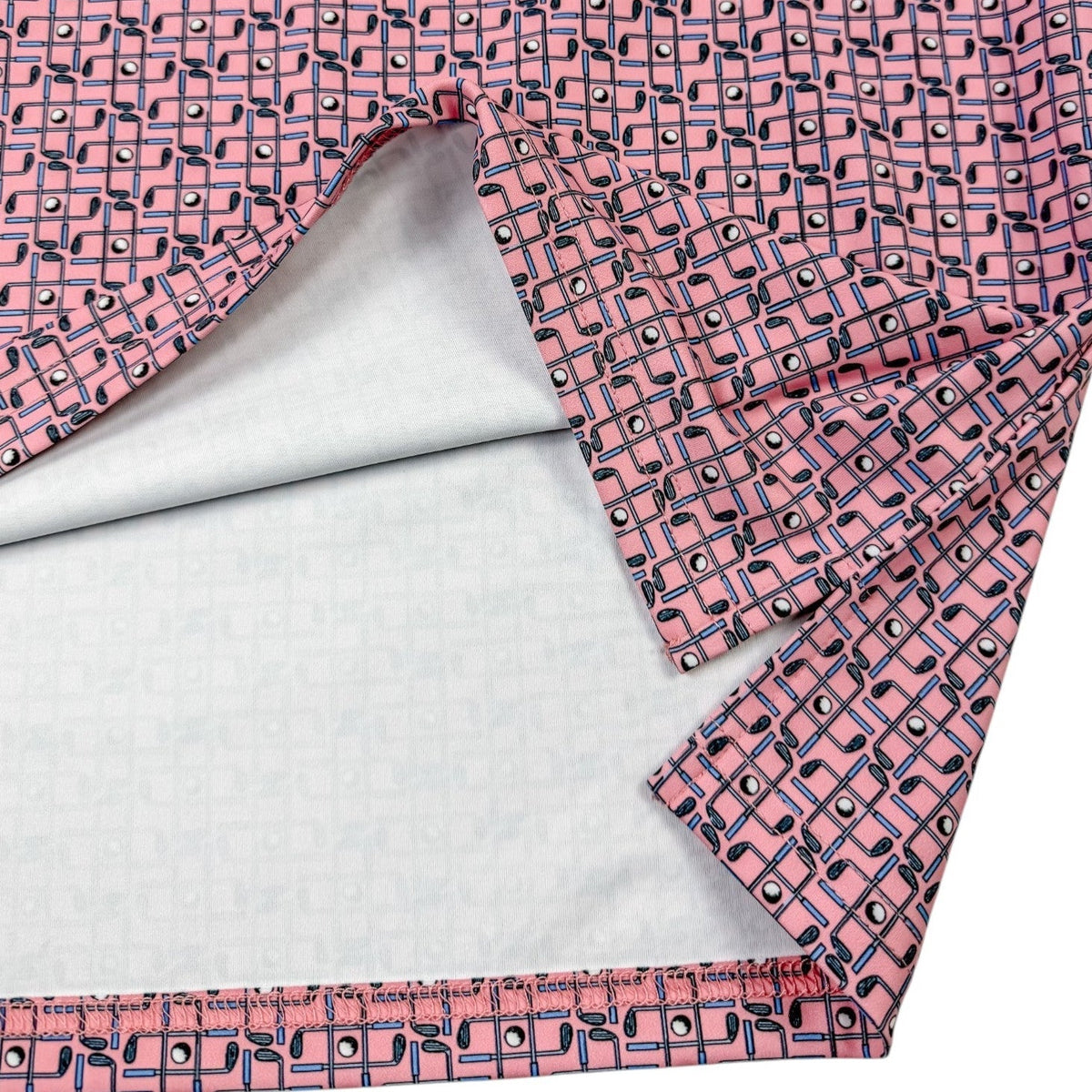 Tic Tac Toe Performance Golf Polo - F/X Fusion - Golf Polo - #color_coral